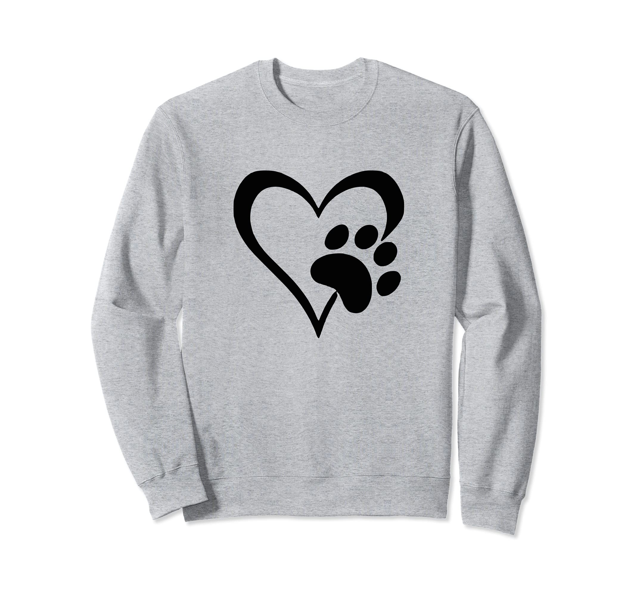 Dog Mom Paw Heart - Dog Mama Sweatshirt