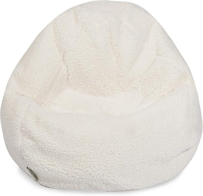 Majestic Home Goods SolidAll Sherpa Large Bean Bag All