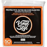 Vinyl Styl 12 Inch Outer Record Sleeves - Easy Open (Crystal Clear)