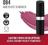 Rimmel Lasting Finish Lipstick Amethyst Shimmer 084 Creamy Satin 8 HR Wear view 7