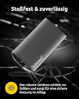 Intenso 1.8 Inch External SSD Premium 256 GB USB 3.0 Super Speed Fast Portable view 7