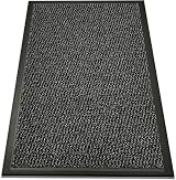SAFRI Grey Large Door Mat 90x150cm Heavy Duty Non-Slip Indoor Outdoor view 1