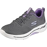 Skechers Women's Go Walk Arch Fit Unify, Gray/Lavender, 8