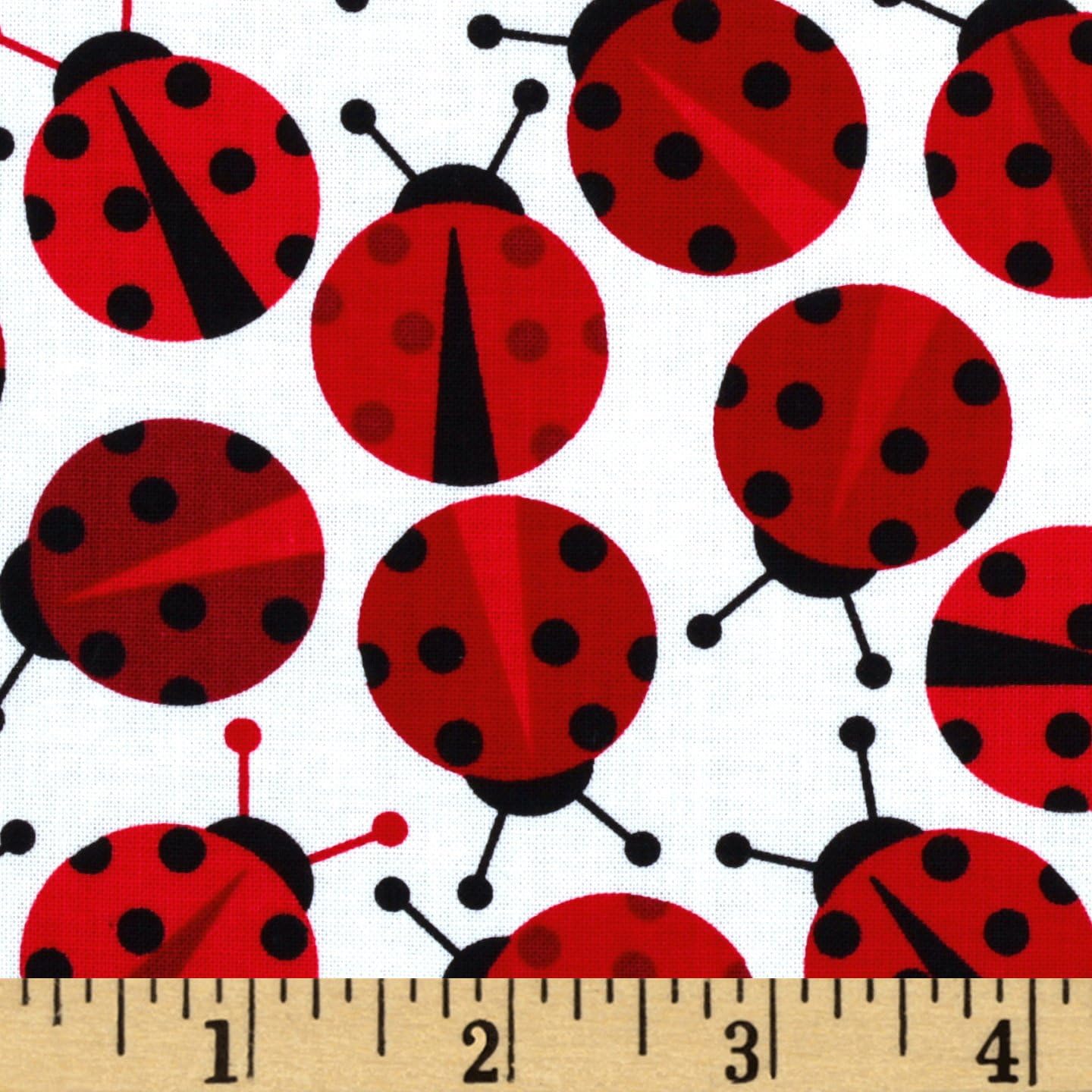 Amazon Com Robert Kaufman El 172 Urban Zoologie Ladybugs Red