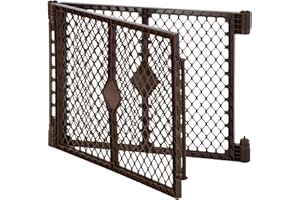 MyPet 2-Panel Extension for Petyard Passage: Made in USA. Freestanding. Increases Play Area up to 34 sq. ft. (26" Tall, Espresso)