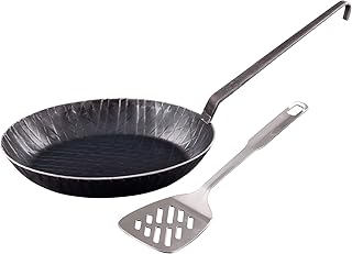 Gräwe schmiedeeiserne Bratpfanne Hakenstiel 28 cm