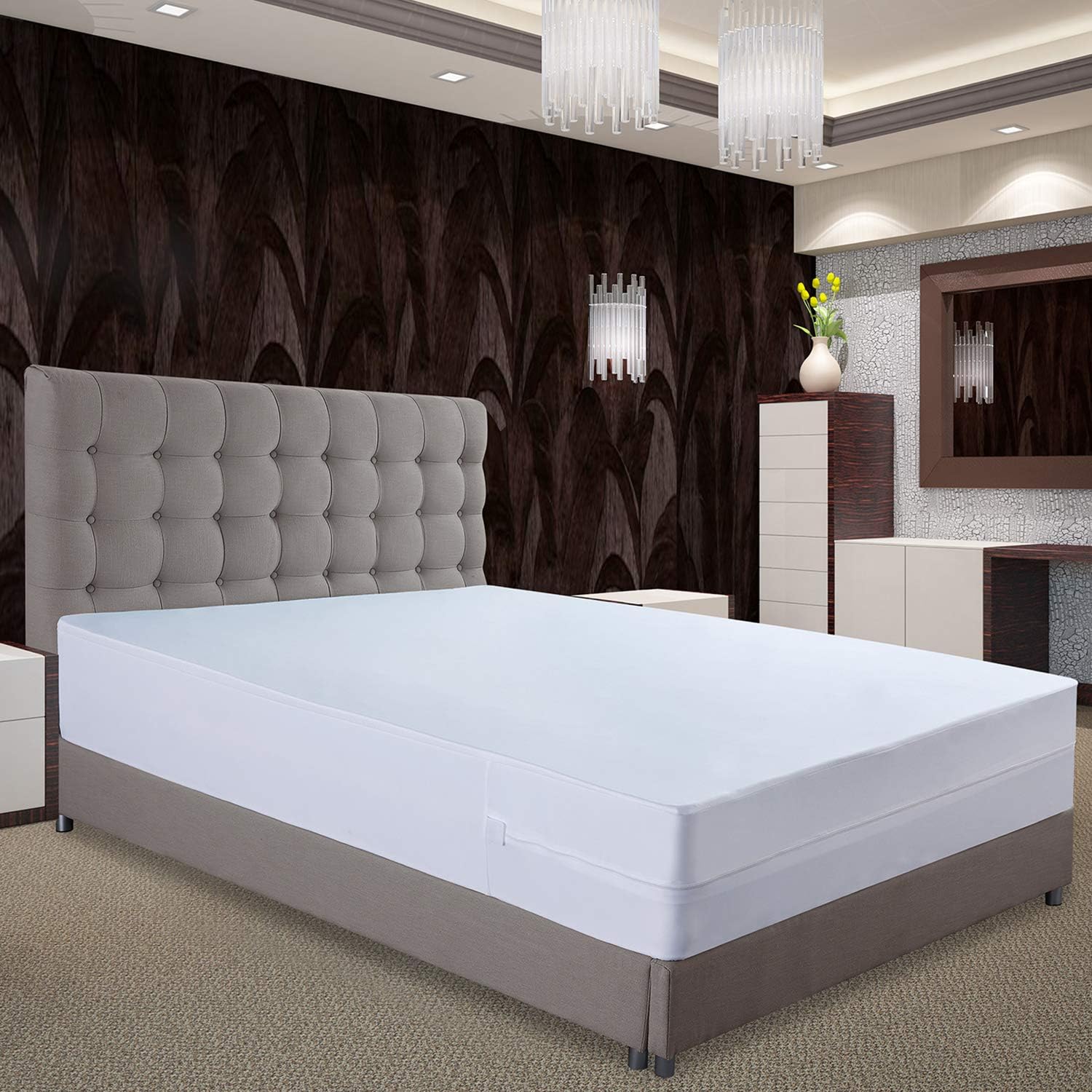 Utopia Bedding Zippered Mattress Encasement - Waterproof Mattress Protector (Twin): Home & Kitchen