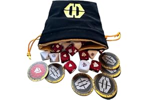 BOOTUS Prequel Inspired Dice Bag (Black and Gold, Shadow Collective)