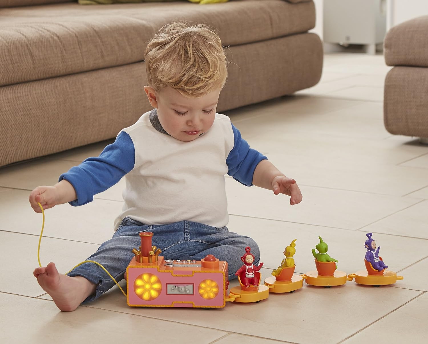 Teletubbies Pull-Along Custard Train (Multi-Colour) - Image 5