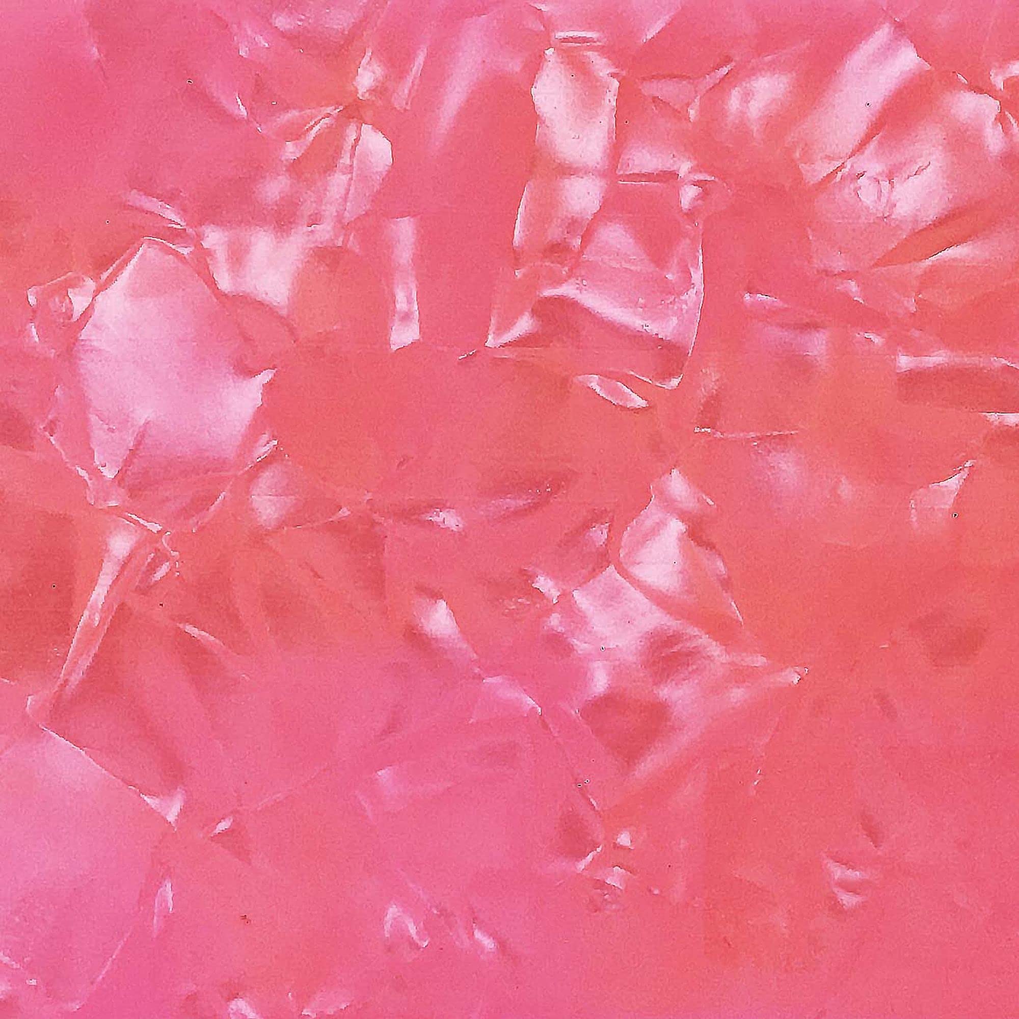 Incudo Pink Pearloid Celluloid Laminate Acrylic Sheet - 300x250x3mm