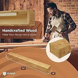 Avana Fireplace Mantle - Natural Fireplace Mantles