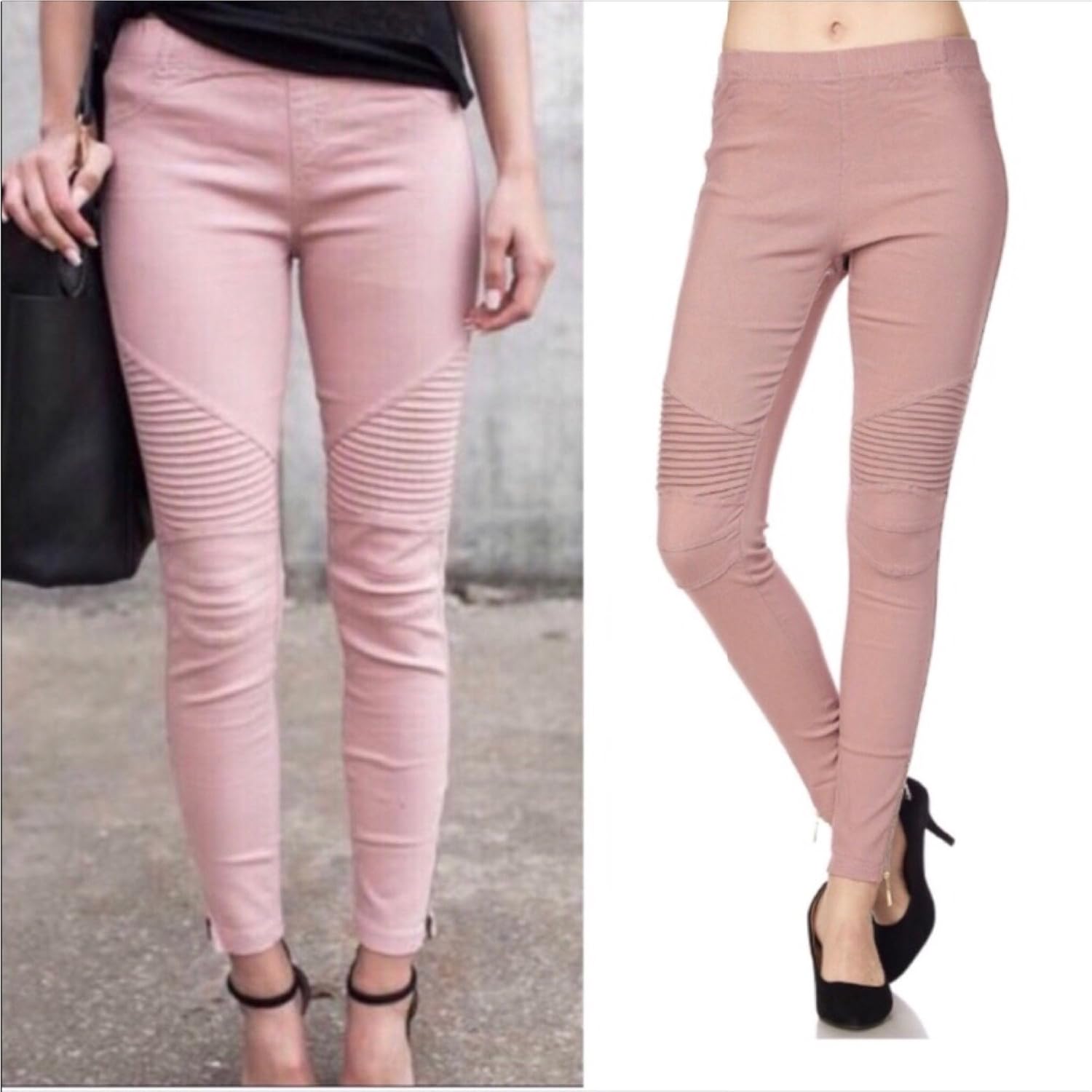 mauve jeggings