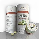 JAYAM Moringa Leaf+Amla Tablets –100% Pure Organic – 500mg | Immunity Booster, Energy, Radiant Skin & Digestion Support | Complete Wellness | 120 Vegan Tablets | 2-Month Supply | Clean,GMP Certified