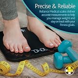 Reliance Medical Digital Body Weight Scale with LED Display Ultra Slim Blue view 6