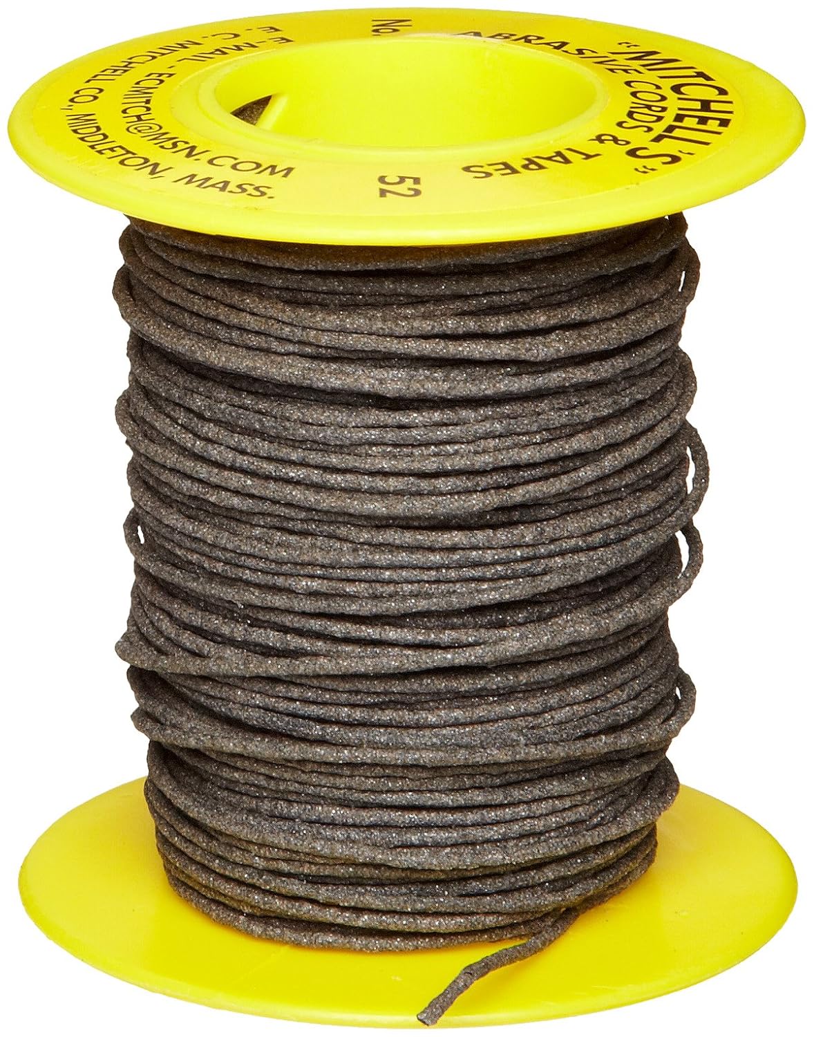 Mitchell Abrasives 52 Round Abrasive Cord, Aluminum Oxide 150 Grit .055