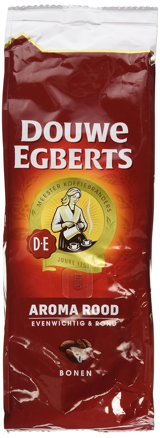 2 Packs Douwe Egberts Aroma Rood Whole Beans Coffee x 17.6oz/500g