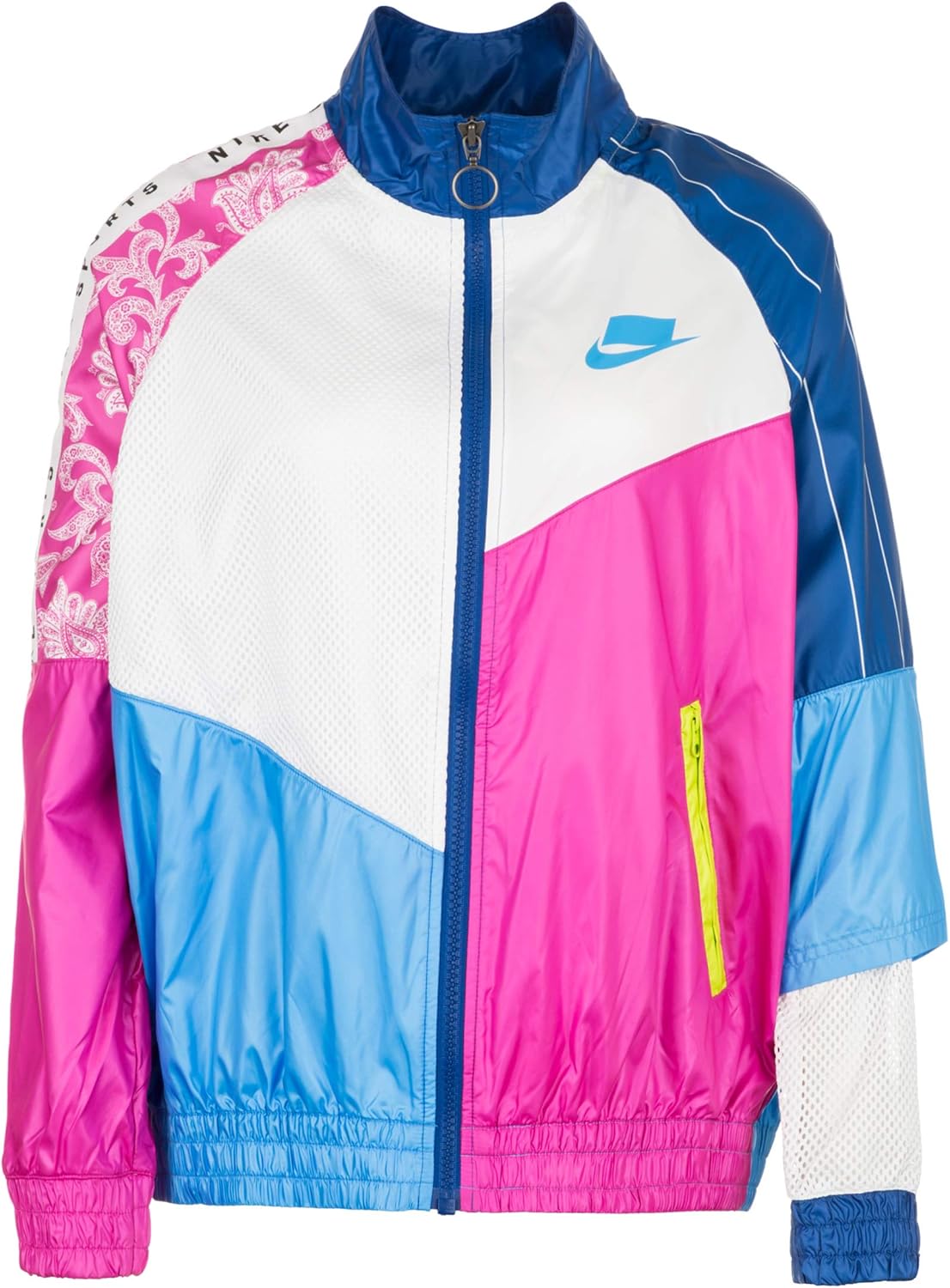 pink and blue nike jacket