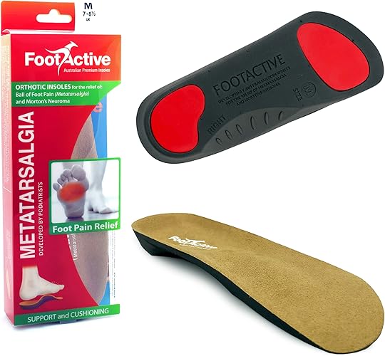FootActive METATARSALGIA ¾ Length Premium Orthotic Insole