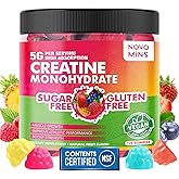 NSF Certified Creatine Gummy - Creatine Monohydrate Gummies 5000mg for Men & Women, Chewables Creatine Monohydrate for Muscle Strength, Muscle Builder, Energy Boost, Pre-Workout Supplement(120 Count)