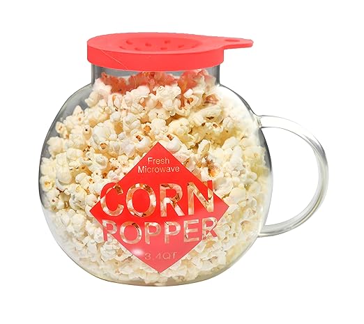 Home-X Microondas palomitas de maíz 3 cuartos Microondas Popper ...