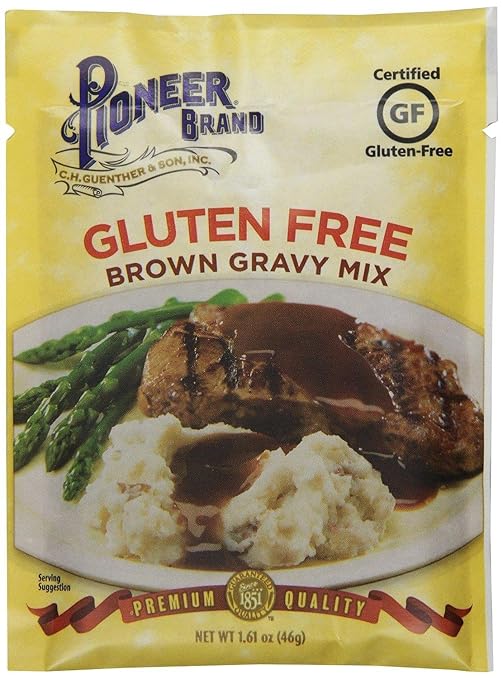 Pioneer Brand Gluten Free Premium Brown Gravy (Pack of 4