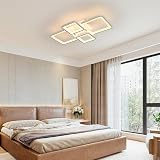 Comely LED Ceiling Light 54W Dimmable Remote 3000K-6500K White 4 Squares view 7