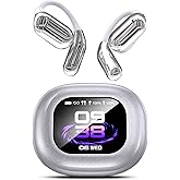 EUQQ AI Translation Earbuds, Language Translator Earbuds Real Time for 144 Languages,audifonos traductores inglés español,Bluetooth 5.4 LCD Touch Screen Earphones,Ideal for Travel Business Learning