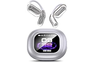 EUQQ AI Translation Earbuds, Language Translator Earbuds Real Time for 144 Languages,audifonos traductores inglés español,Bluetooth 5.4 LCD Touch Screen Earphones,Ideal for Travel Business Learning