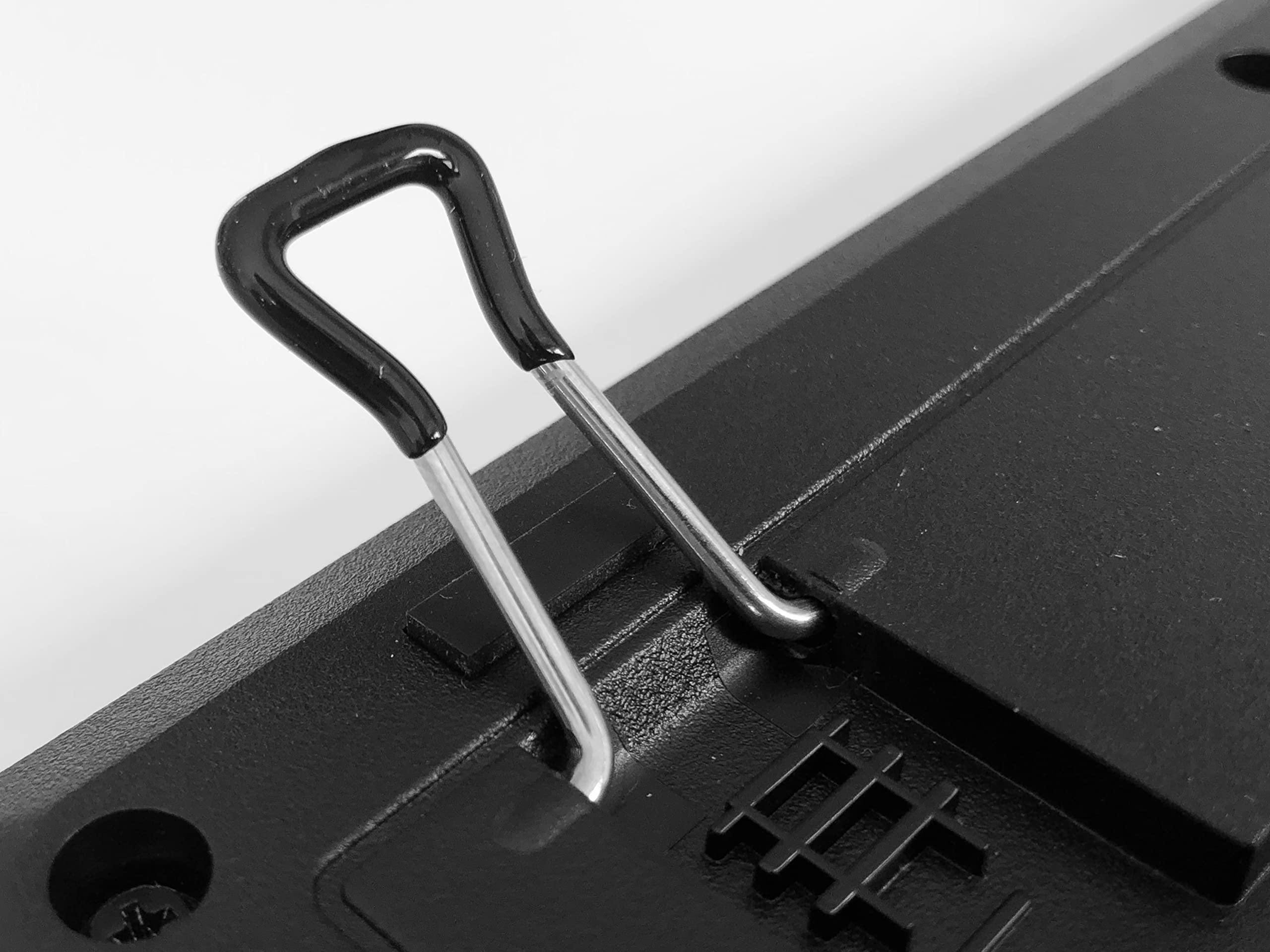 Computer Keyboard Feet Replacement 2 Pcs - Rubber Grip Small Ergonomic Tilt Stand Clips to Prop Up Keyboard Legs Tabs - For Logitech K120, K260, K270, K330, K345, K350, K360, K520, K835, K850 and More