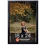Craig Frames 18x24 Poster Frame – Smooth Black 1