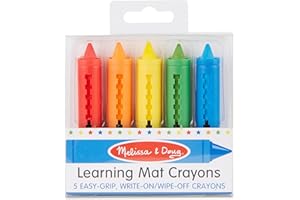 Melissa & Doug Lot de 5 crayons pour tapis d'apprentissage
