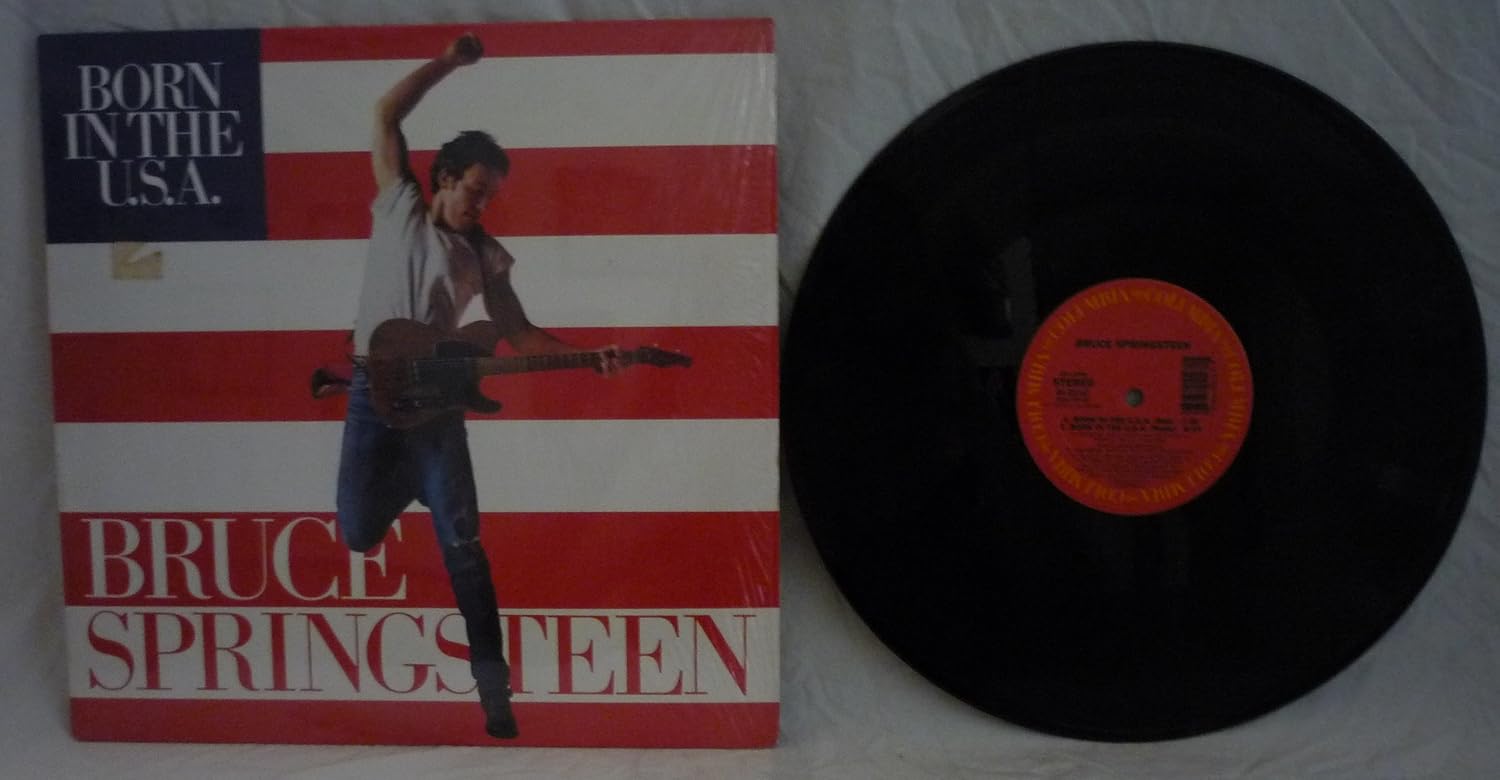  Bruce Springsteen Born In The USA Chimes of Freedom 12" Vinyl Record