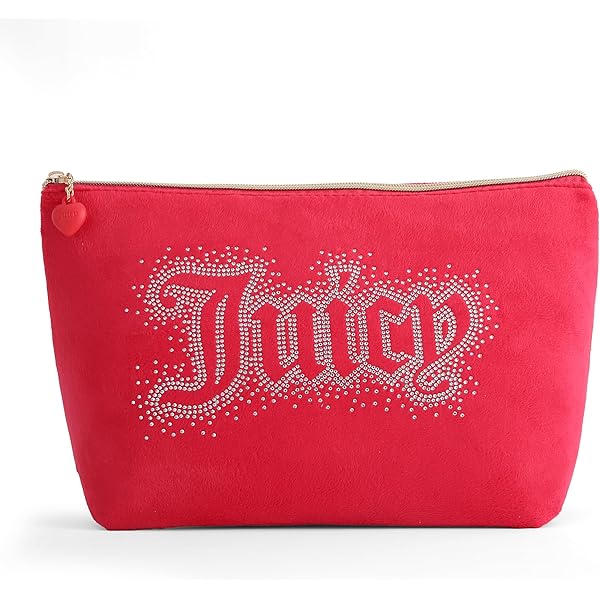 Juicy Couture ケース ネイビー Amazon.com: Juicy Couture Blue Makeup Bag Cosmetics