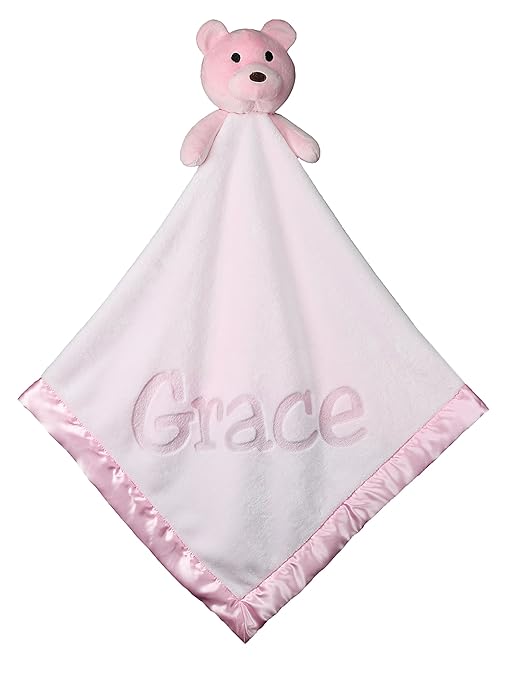 pink bear blanket