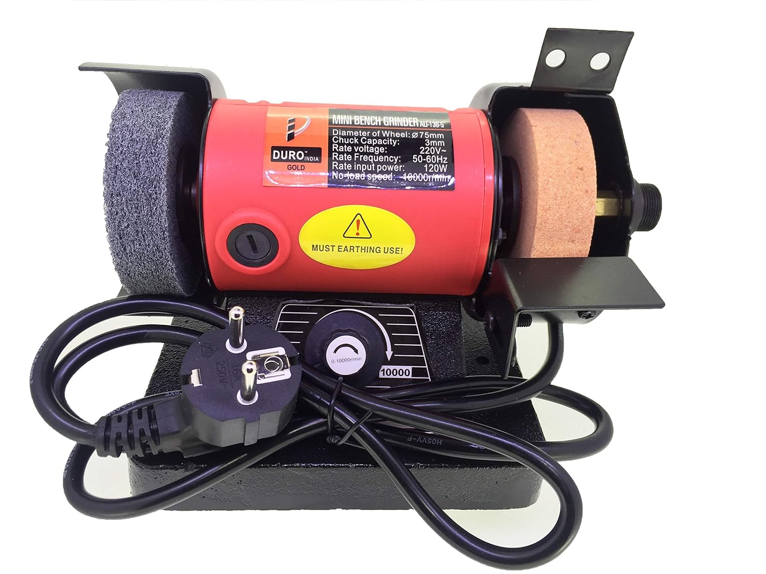 Buy Swisso 1000 Rpm 3in 1 Multi Purpose Handy Electric Bench Grinder And Flex Shaft Die For Polishing Buffing 4mm Red And Black Medium Online At Low Prices In India Amazon In