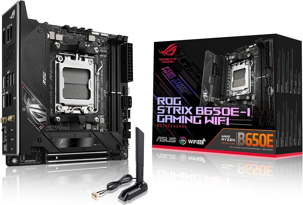 ASUS ROG Strix B650E-I Gaming WiFi AM5 Mini-ITX Motherboard DDR5 PCIe 5.0 M.2