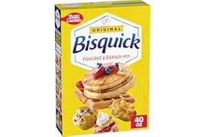 Betty Crocker Bisquick Pancake and Baking Mix, Original, Makes About 60 Pancakes, 40 oz