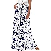 BTFBM Women Casual High Waist Wide Leg Pants 2026 Spring Summer Long Palazzo Pants Pocket Lounge Beach Vacation Clothes