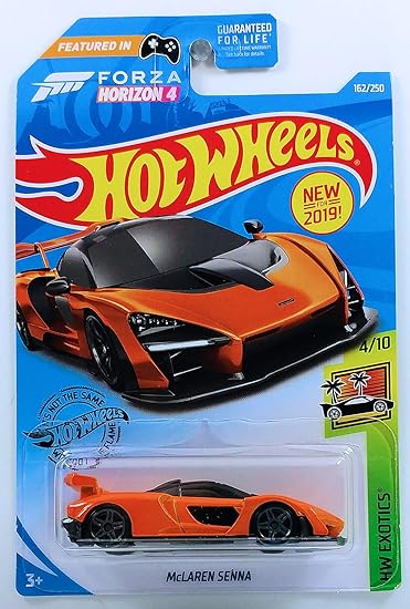 hot wheels mclaren senna orange