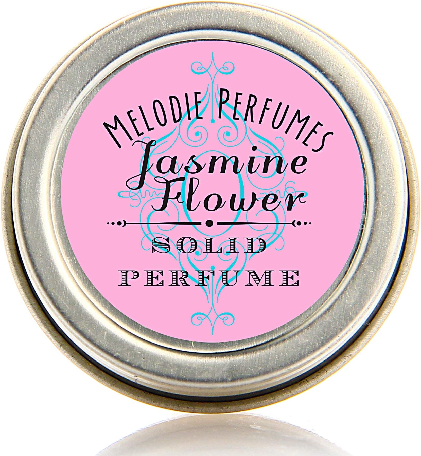 Melodie Perfumes Jasmine Flower essential oil solid perfume for women. Women's Natural fragrance, long lasting, romantic.50 tin