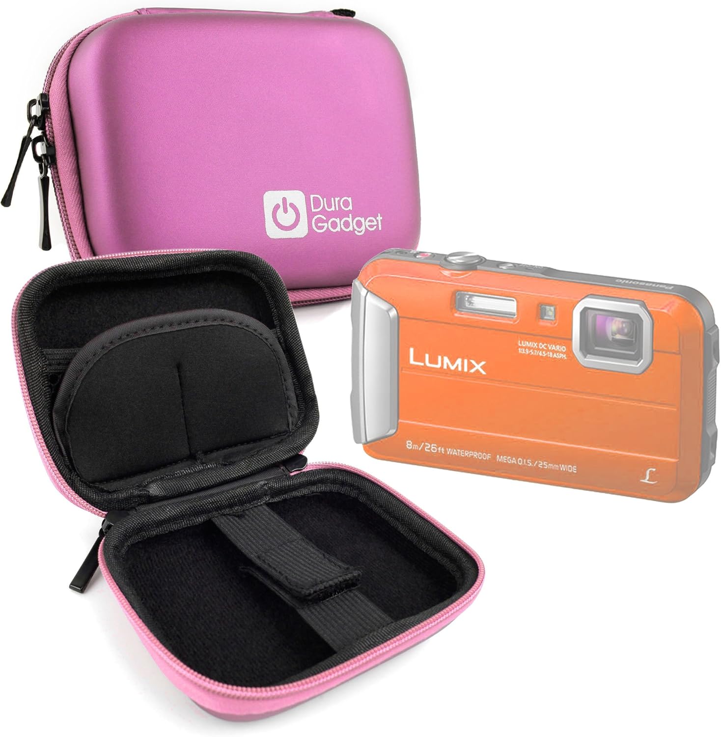 egaGear G1254 Étui de Protection en Cuir avec Bandoulière Copatible avec Panasonic Luix DC