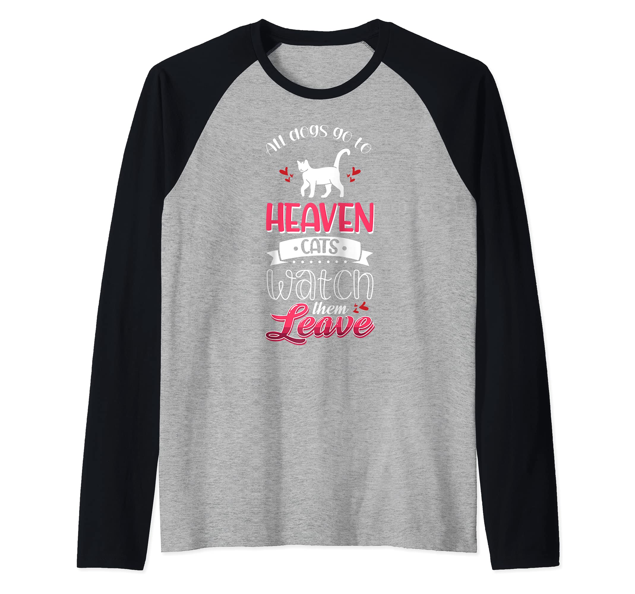 Cat Tastic Design for Perfectly Sane Cat Lady Heaven Raglan Baseball Tee