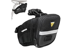 Topeak Aero Wedge Pack, w/ Fixer F25, Medium , Black