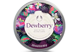 The Body Shop Dewberry Body Butter | 96hr Hydration with Rich Shea Butter for Dry Skin | for All Skin Types, Fruity Floral Sc