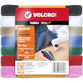 VELCRO Brand Sew On Tape Variety Pack, 15 Ft x 3/4 in, 7 Colors | For Fabrics, Clothing And Crafts; Substitute For Snaps And Buttons; 7 Colors For Seasonal, Holiday And DIY Projects