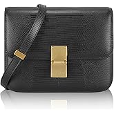 Aiqudou Leather Crossbody Bag Shoulder Purse for Women Cute Soft Purse Small Square Handbag