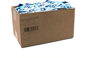 NANQUAN Complements Zero Calorie Aspartame Blue Sweetener Packets, 2000 Count
