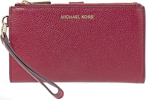 michael kors adele double zip wristlet