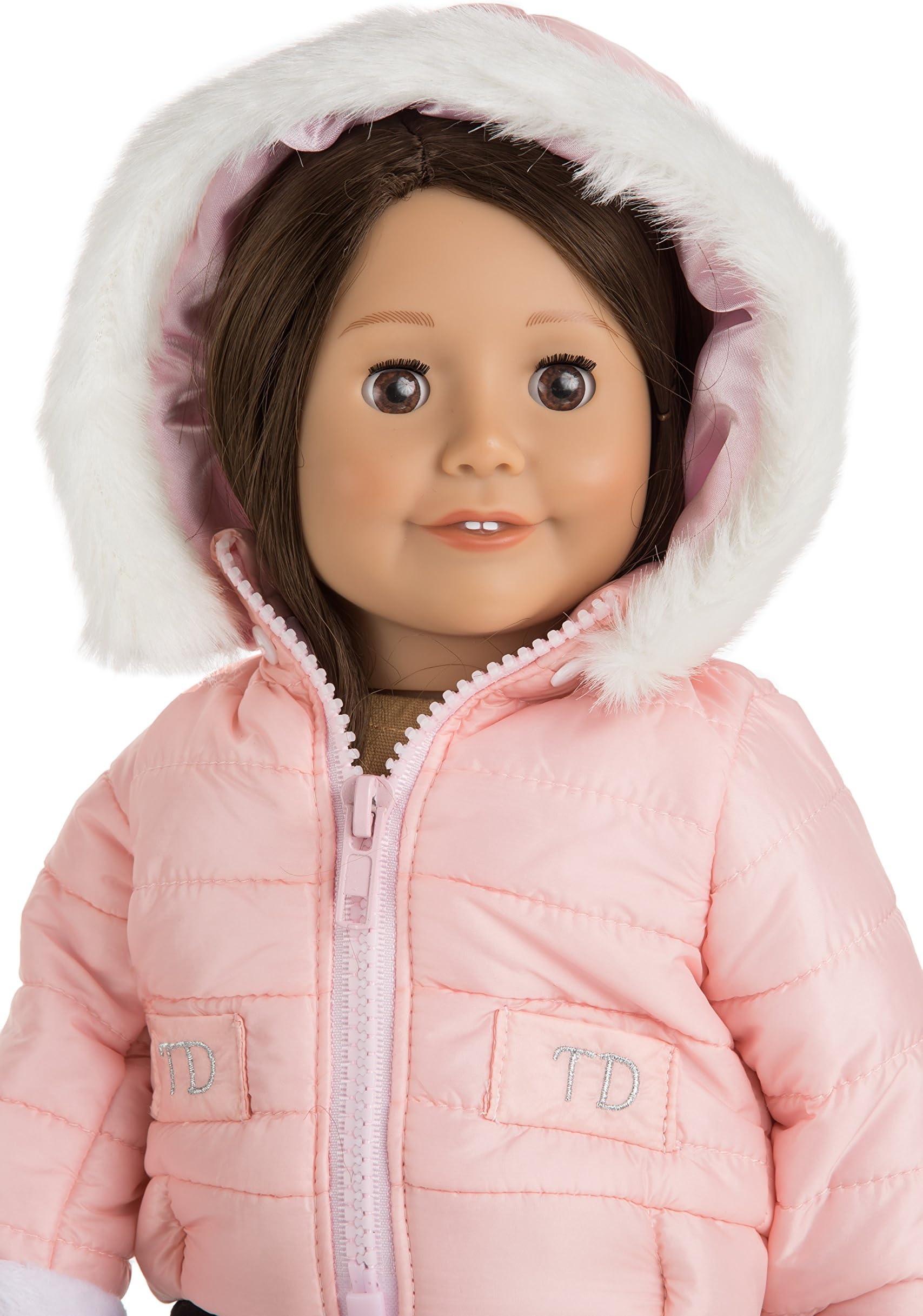 Amazon Exclusive Kate, Treasured Dolls 18 Inch Doll ready for her ski holiday. Wearing her beautiful 4 piece ski oufit.