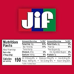 Jif Creamy Peanut Butter, 16 Ounces